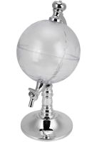 Диспенсер дозатор для алкогольних напоїв Глобус Globe Drink Dispenser 3.5 л скляний резервуар декантер з краном для пива 3500 мл 37х20х23 см