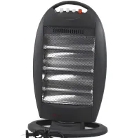 Floor infrared halogen heater Domotec MS-5951 1200W 3 power modes, tabletop quartz electric heater from the mains 1200W