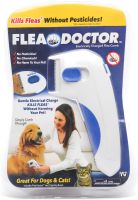 Електрична гребінець Flea Doctor для видалення бліх домашніх тварин, Щітка гребінь на батарейках для догляду та вичісування шерсті кішок і собак