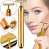 Ion vibration massager for face and neck Revoskin Gold Energy Beauty Bar Revoskin electric massager for lifting and skin rejuvenation on battery