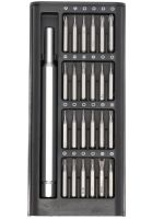 Набір викруток 25 в 1 Phillips Torx Hex Precision DIY з кейсом магнітні біти викрутки для ремонту телефонів міні-чохол набір інструментів викрутка
