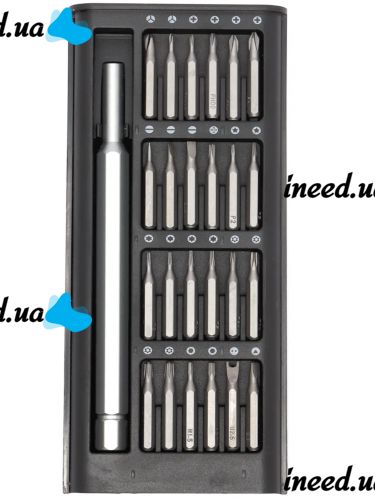 Набір викруток 25 в 1 Phillips Torx Hex Precision DIY з кейсом магнітні біти викрутки для ремонту телефонів міні-чохол набір інструментів викрутка