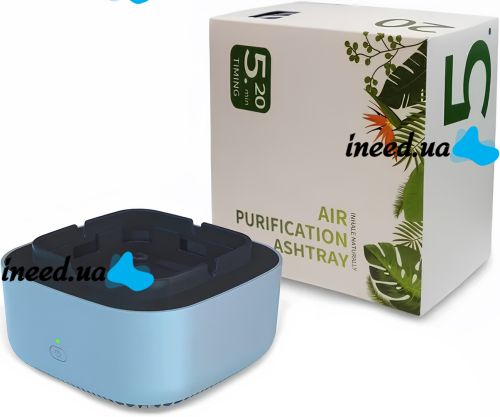 Smokeless Smart Ashtray Air Purification Ashtray Electronic Desktop Ashtray with the Function of Air Purification from Tobacco Smoke Cigarettes AND461