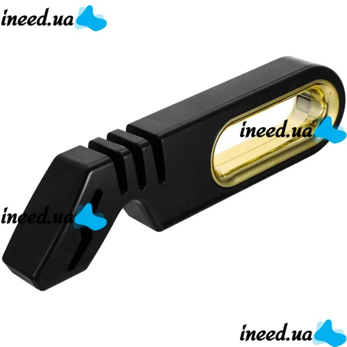 Ручна точилка для кухонних ножів Knife Sharpener NJ-522 4 в 1 настільна механічна ножеточка 5 секунд, точило для ножиць 3 рівні заточування