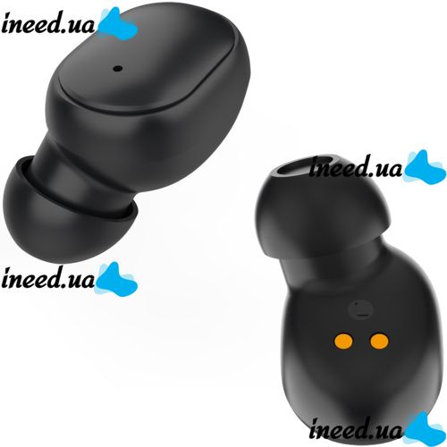 Беспроводные Bluetooth наушники Xiaomi Redmi AirDots A6S Black TWS сенсорные наушники-гарнитура с шумоподавлением, микрофоном, Черные в кейсе блютуз