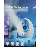 Table Fan with Humidifier Spray Cold Air Fan ZY-602 Cordless Air Conditioner Egg with Water Cooled Air and Backlight AND 441-2