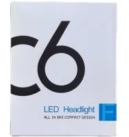 Set of LED Car LED Lamps C6 H4 30W