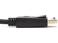 Відео кабель DisplayPort на DisplayPort 1.8 м універсальний перехідник, з'єднувальний кабель для передавання відеосигналу на телевізор 95506
