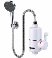 Delimano RY-004 Instant Water Heater with Shower, Bottom Connection, 3000W Electric Digital Water Heater with Showerhead, 220V