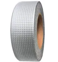 Heavy duty aluminum coated adhesive tape Butyl Self-Adhesive 1.2mm x 5cm x 10m, Aluminum Waterproof Adhesive Foil Scotch 10m Silver