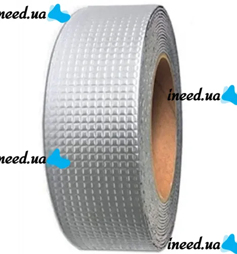 Heavy duty aluminum coated adhesive tape Butyl Self-Adhesive 1.2mm x 5cm x 10m, Aluminum Waterproof Adhesive Foil Scotch 10m Silver