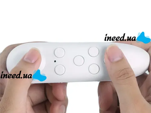 Joystick for VR BOX Goggles Controller T2 Bluetooth Gamepad, Universal Remote Control for Virtual Reality Goggles Android PC, iOS White
