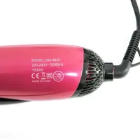 Воздушный стайлер Gemei GM-4835 10 в 1, Набор для укладки волос, расческа 1000W, Многофункциональный фен браш с насадками 1000Вт Розовый