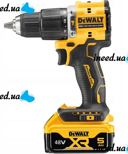 Акумуляторний набір DeWalt 3в1 Гайковерт DCF892Р2Т шуруповерт DCD771 Кутова шліфувальна болгарка DCG405 Деволт 48V 5Ah з 2 акумуляторами в кейсі