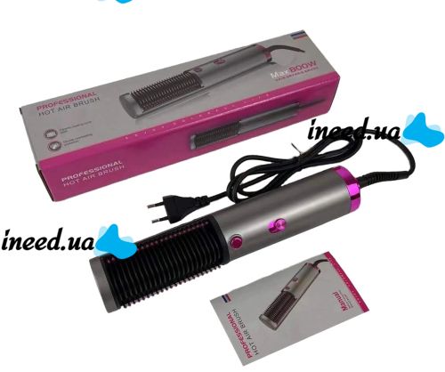 Hair Dryer Comb Straightener 2 in 1 Hair Dryer And Styler XR-8802 for Drying Any Type of Hair, Hot Air Styling Styler 800W JMJ-189