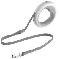 Автоматичний поводок рулетка Xiaomi Moestar UFO Retractable Leash 2 Plus з ліхтариком для собак 5 м до 30кг, браслет на руку з блокіратором довжини