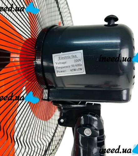 Підлоговий вентилятор Domotec MS-1620 з таймером 44 см stand fan Timer 17" 40W