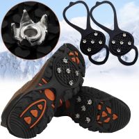 Ice walkers with prefabricated spikes for shoes size 36-45, rubber pads from ice, shoe ladders with metal spikes for walking on ice