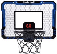 Баскетбольный набор Basketball Hoop HFD002A-09 подвесной щит с кольцом, электронным таблом и креплением, комплект для игры в баскетбол от 3-х лет