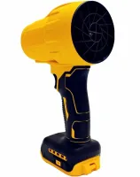 Акумуляторна повітродувка фен DeWalt DCE90E 20V 5Ah для прибирання снігу та листя з 2 акумуляторами, Бездротова дуйка Деволт для видалення пилу