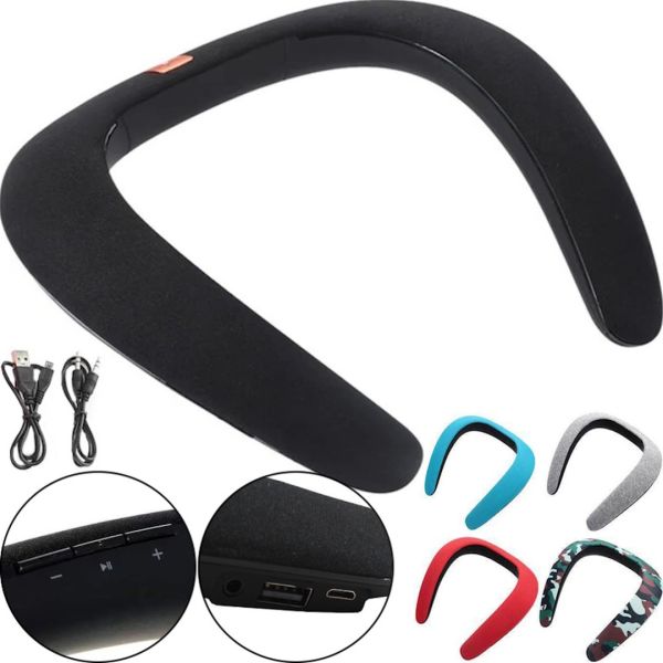 Беспроводная bluetooth колонка на шею T&G SoundGear SG-2610, Аккумуляторная блютуз акустика от USB для прослушивания музыки с громкой связью 42899