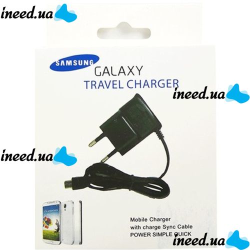 Мережевий зарядний пристрій Samsung Galaxy ETAOU10EBE 220V 5V 0.7 A, блок живлення, адаптер MicroUsb