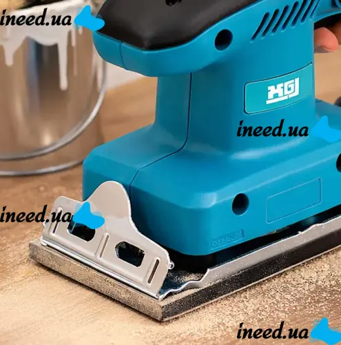 Вібраційна плоска шліфувальна машина Makita BO3710 300W 12000 об/хв для дерева шпаклівки вдома, мережева віброшліфувальна машина X-513 від мережі 220V