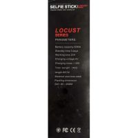Wireless Monopod Tripod for Selfie Bluetooth Selfie Stick Locust S-018, Portable Selfie Stick 80cm, Selfie Monopod for Bluetooth for Android, IOS