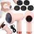 Anti-cellulite massager Deep Rolling Massager SL-630 hand-held rechargeable vibration massager, lymphatic drainage gun for the whole body with nozzles W44, LY-635