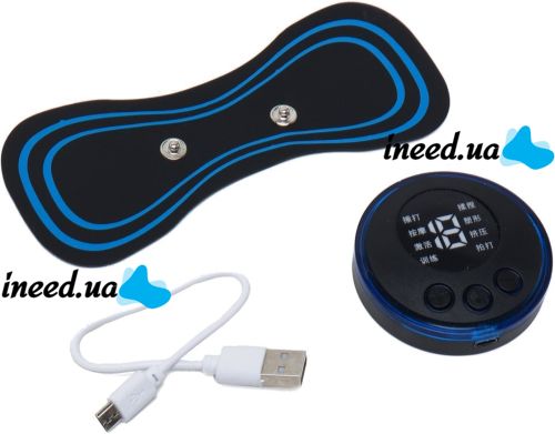 Импульсный массажер миостимулятор бабочка Pulse Massage Stick электростимулятор для восстановления и тренировки мышц всего тела на аккумуляторе USB