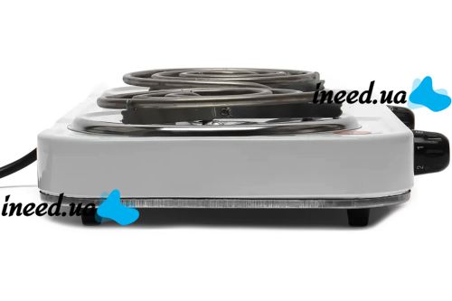 Настільна двоконфорочна електроплита Hot Plate Electric Cooking JX-2020b спіральна плита на 2 конфорки 5 режимів 2000W з термостатом індикатором