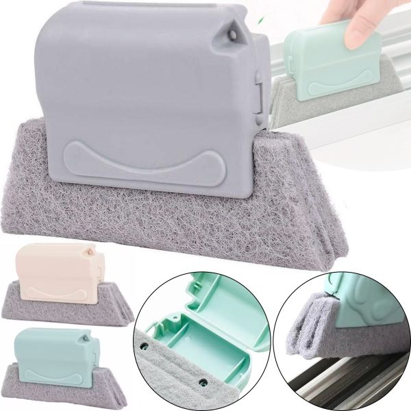 Узкая щетка Cleaning brush Healifty AND140 для чистки труднодоступных мест оконных и дверных рам, Губка скребок для стыков и щелей окна