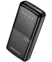 Awei P13K 20000mah 22.5W 2 USB TYPE-C Power Bank Portable Charger with Fast Charging and Indicator, external battery pobank