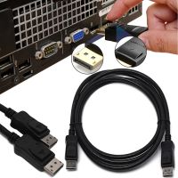 Відео кабель DisplayPort на DisplayPort 1.8 м універсальний перехідник, з'єднувальний кабель для передавання відеосигналу на телевізор 95506