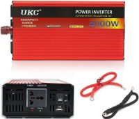 Автомобильный преобразователь авто UKC AR-4000M 12V-220V 4000W автомобильный инвертор напряжения тока 12В 220В 4000 Вт с функцией плавного пуска 