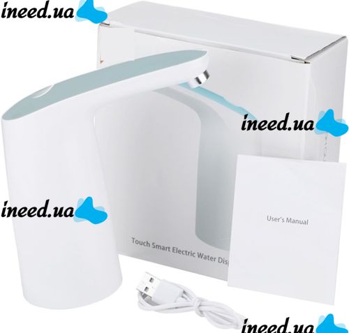 Touch Pump with Backlight for Water ePump Smart Touch Automatic Battery Pump Dispenser for Cooler, Electric Pump Dispenser for Bottles USB