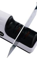 Електроточілка для ножів і кухонних ножиць Knife Sharpener LY-82 електрична точилка з акумулятором 1800мач верстат точило для заточування лез USB