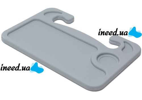 Car Table Borad AND-1-30 Portable Portable Organizer for Car Steering Wheel, Stand Bracket with Car Mount Grey AND130