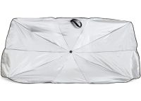Car Reflective Curtain Umbrella Car Umbrella Sunshade 120x70 cm Windshield Visor for Sun Protection in Cars Black