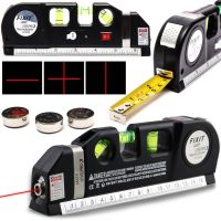 Fixit Laser Levelpro 3 Laser Liquid Level Construction Laser Ruler 2.5 meters Leveling Device with built-in tape measure on batteries