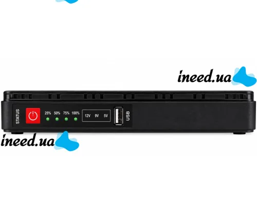 Andowl Q-UP900 UPS for Wi-Fi Routers, 5V, 9V, 12V, 8800mAh Power Bank, 18W UPS for Modems, Switches, and Cameras
