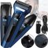 Gemei GM-566 3in1 Cordless Electric Shaver for Cutting Hair with Attachments Trimmer Clipper, Rechargeable Razor for Nose, Ears and eyebrows