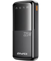 Awei P13K 20000mah 22.5W 2 USB TYPE-C Power Bank Portable Charger with Fast Charging and Indicator, external battery pobank