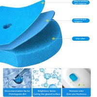 Универсальная щетка для уборки туалета MTS clip type removable toilet brush ершик для унитаза, набор щеток со сменными насадками и чистящим средством