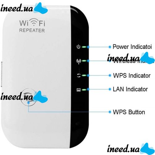 Беспроводной Wi-Fi Repeater LV-WR31-36 репитер сети 300 Мбит/с, 2dBi, WLAN усилитель сигнала роутера, ретранслятор, расширитель диапазона