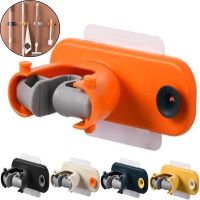 Wall-mounted Non-slip Organizer Holder for Mops and Brushes Qstexpress Mopholder, Adjustable Self-adhesive Mop Holder mop holder