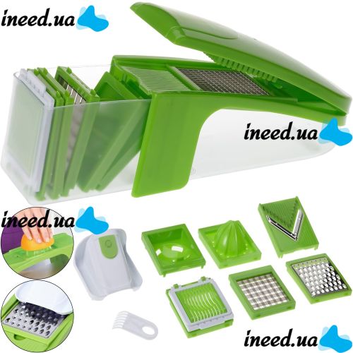 Овочерізка Kitchen Genius Кітчен Дженіус 10 в 1, швидка нарізка овочів, Оригінал, original