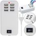 Сетевое зарядное устройство USB Desktop Charger 20W на 6 портов с выключателем, Зарядка адаптер для зарядки телефонов на 6 разъемов от сети Белый