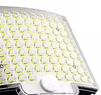Вуличний настінний світильник Solar Wall Lamp BL - 234 SMD LED на сонячній батареї з датчиком руху, акумуляторний ліхтар IP65 HA - 110 на стіну