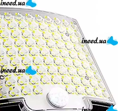 Вуличний настінний світильник Solar Wall Lamp BL - 234 SMD LED на сонячній батареї з датчиком руху, акумуляторний ліхтар IP65 HA - 110 на стіну